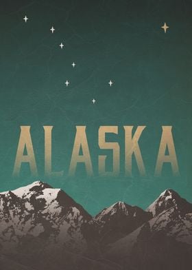 Old Alaska Travel Postcard