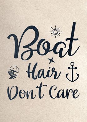 Boat Hair Dont Care