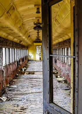 Doorway into Yellow Car