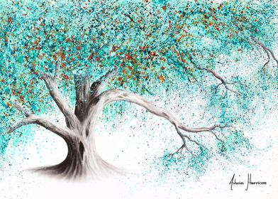 Turquoise Blush Tree