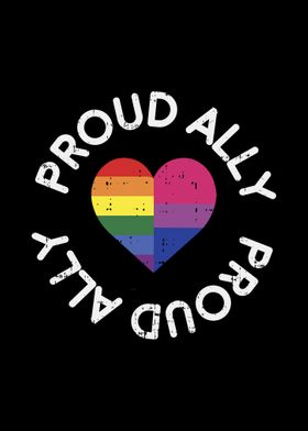 Proud Ally LGBT Bisexual