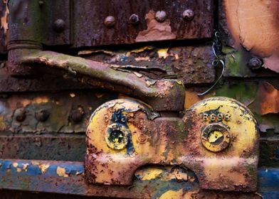  Rust Color Train Hardware