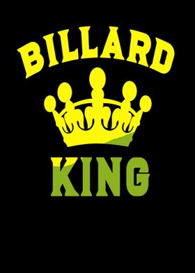 Billiard King with Crown