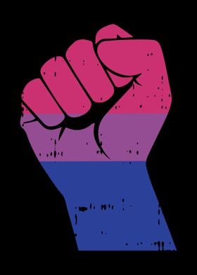 Fist Bisexual Flag