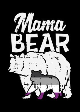 Asexual Pride Mama Bear