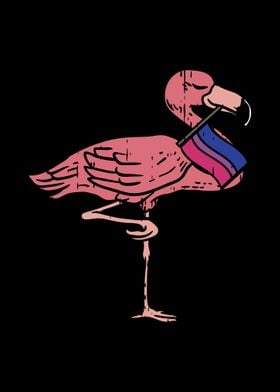 Flamingo Bisexual Flag