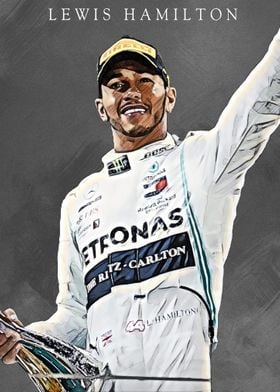 WALL POSTER: LEWIS HAMILTON Poster xgames monster Poster 1 (20x30)