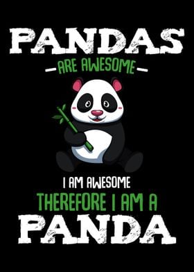 Pandas Are Awesome Funny C