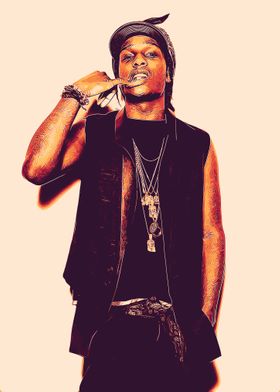 Musician Hiphop Asap Rocky
