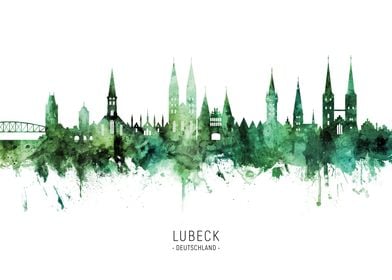 Lubeck Skyline Deutschland