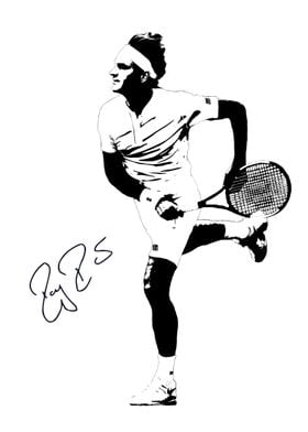 Roger Federer White