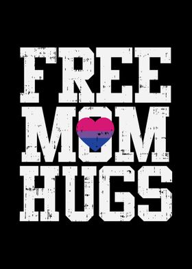 Mom Hugs Heart Bisexual