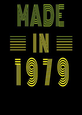 Made in 1979 Birthday