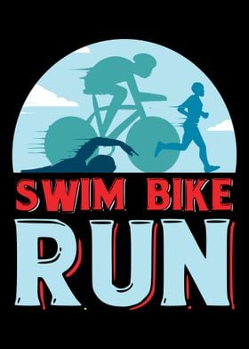 Swim Bike Run Triathlon