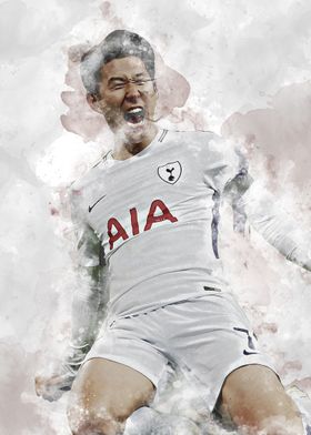 Poster Tottenham Hotspur FC - Son, Wall Art, Gifts & Merchandise