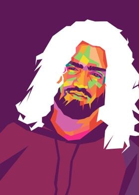 Ali Gatie on WPAP pop art