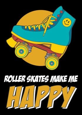 Retro Rollerskating skatin