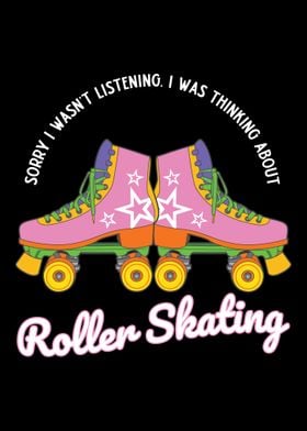 Retro Rollerskating skatin