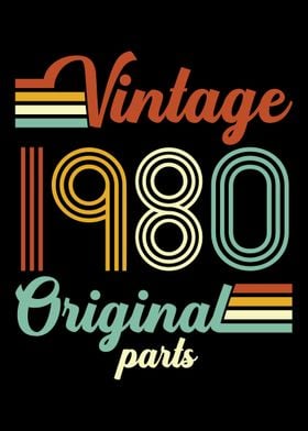 Vintage 1980 Original