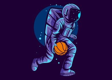 astronaut basketball