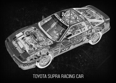 Toyota Supra Racing Car