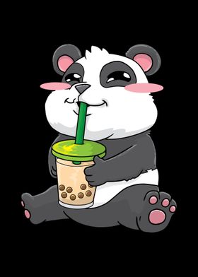 Panda Bubble Tea Boba Drin