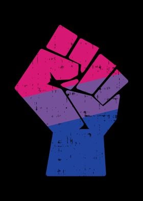 Raised Fist Bisexual