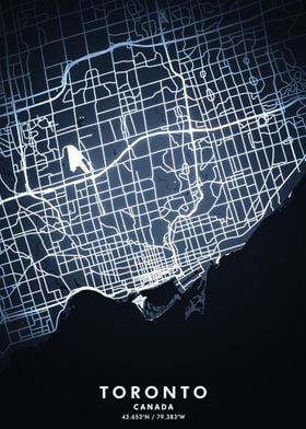 Toronto Map Posters