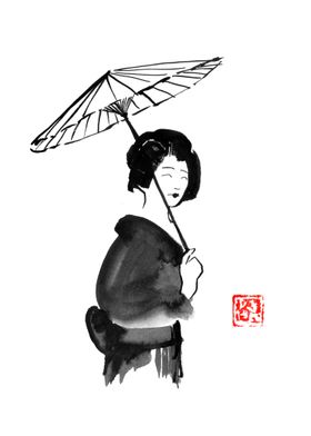 geisha umbrella