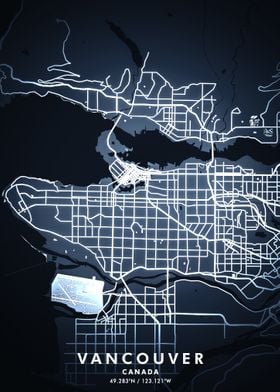 Vancouver Map Posters