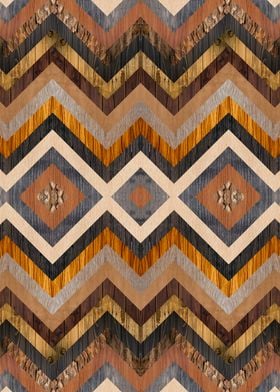 Wooden geometric pattern 1