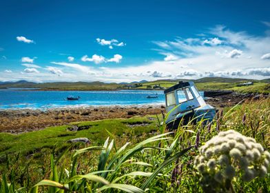 Boats on the Scottish Sea