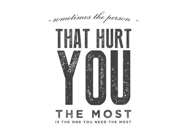 the person that hurt