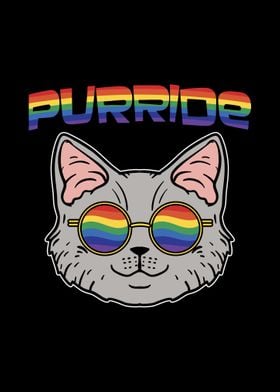 Purride Cat LGBT Pride