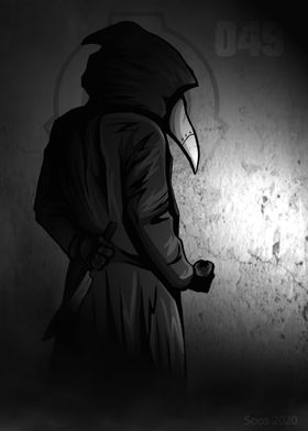 SCP-049 Plague Doctor | Art Board Print