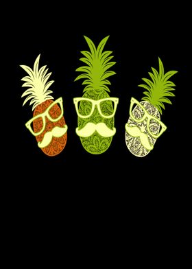 Hipster pineapple party