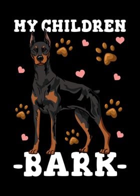 bue Sump stavelse Doberman Dobermnner Hund ' Poster by Mealla | Displate
