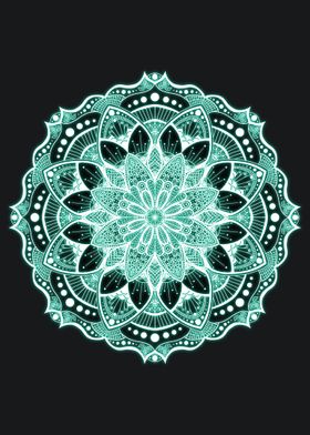 Trippy Glowing Mandala