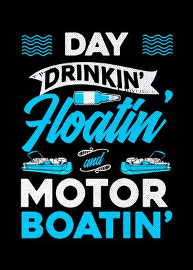 Pontoon Motorboat Captain 