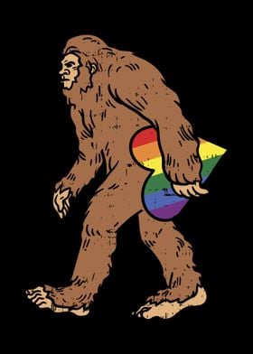 Bigfoot Heart LGBT