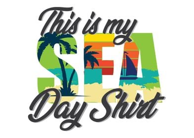 My sea beach day shirt