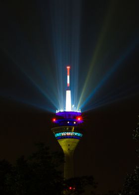 Lightshow on TV Tower 6