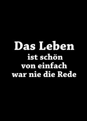 Leben ist schn