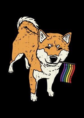 Shiba Inu LGBT Pride