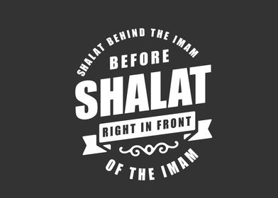 shalat behind the imam