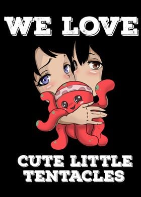 Ahegao Manga Cute Octopus