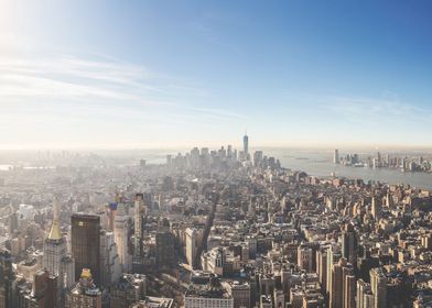 Aerial View New York City 