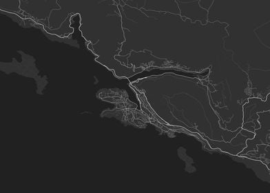 Dubrovnik Croatia Map