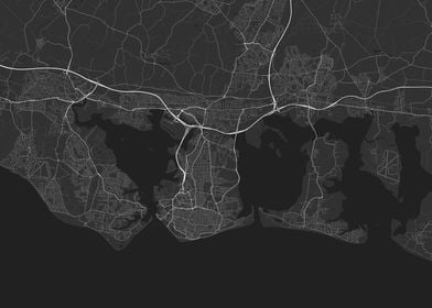 Portsmouth England Map