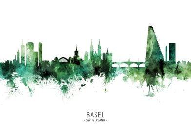 Basel Skyline Switzerland